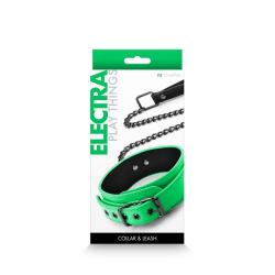 Electra - Collar & Leash - Green