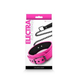 Electra - Collar & Leash - Pink