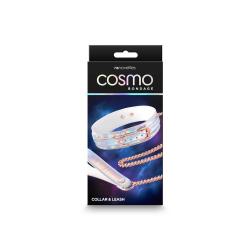 Cosmo Bondage -  Collar & Leash - Rainbow