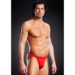 Performance Microf. Thong Red L/XL