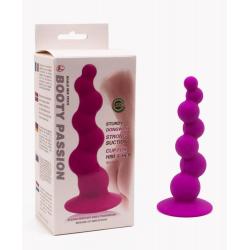 Booty Passion II dildo with suction cup, purple, 3x15 cm