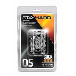 STAY HARD - COCK SLEEVE 05 CLEAR