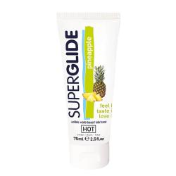 HOT Superglide edible lubricant waterbased - PINEAPPLE - 75ml