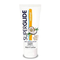 HOT Superglide edible lubricant waterbased - COCONUT - 75ml
