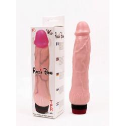 Rockin Dong penis vibe, 2 AA battery, Flesh, 5x21,5 cm