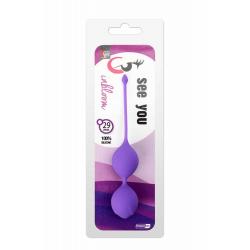SEE YOU IN BLOOM DUO BALLS 29MM PURPLE